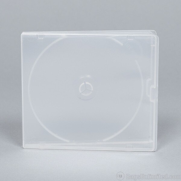 Clear Poly Single CD Case. Full out